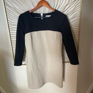 Michael Kors tan and black tunic with pockets